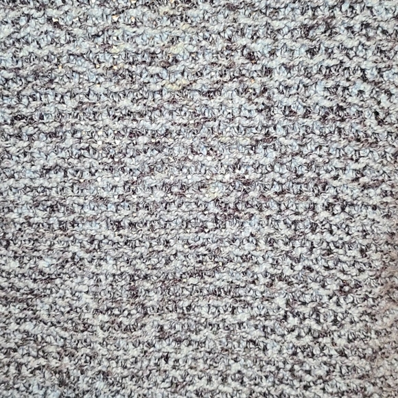 Chunky blue light dark sweater v neck pullover cozy warm medium comfy winter - Picture 2 of 7